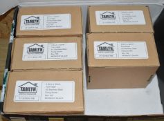 5 x Packs of Tamlyn Torx Head Fixing Screws - A2 Stainless Steel Midnight Black - 4.8mm x 32mm - New