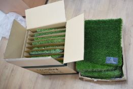 17 x Artificial Grass Samples - Sizes Include 41 x 32 cms and 30 x 31 cms