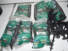 6 x Packs of Extrafix Plastic 160mm Fixing Pegs - (Approx 60 x Pegs in Total)