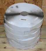 6 x Rolls of Double Sided Butyl Sealant Rubber - Roll Size: 25 cm Diameter and 3.5 cm Thickness