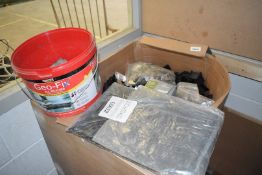 1 x Assorted Job Lot to Include a Furniture Rain Cover, Nuts and Bolts, Durafix Twin Grip Decking