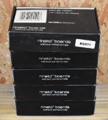 5 x Boxes of Rinato Aluminium Cladding Clips and Screws - Includes 5 x Boxes of 100 Clips and Screws