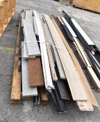 1 x Pallet of Outdoor Cabin Building Materials - Approx Max Length of Bundle 360 cms