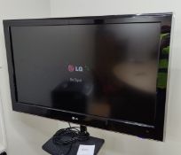 1 x LG 42 Inch LCD Television with Remote Control and Mobile Trolley Stand