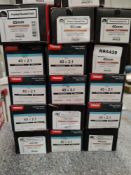 17 x Boxes of TimCo Polymer Headed Nails and Pins - Colours Include Clay Brown and Anthracite Grey