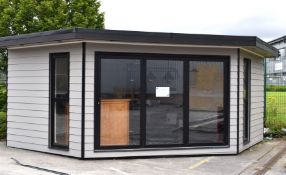 1 x Outdoor Insulated Garden Games Room - Professionally Crafted with Electrical Points