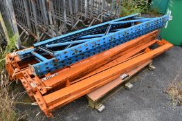 1 x Assorted Collection of Racking Including 3 x Uprights (200 x 60 cms) and 20 x Crossbeams