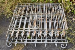 2 x Sets of Oranate Garden Gates - Dimensions: H90 x W113 cms