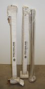 3 x Pro Railing Stainless Steel Handrail Posts with Original Boxes - Includes Two Posts and One