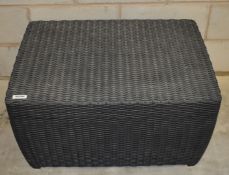 1 x Small Rattan Garden Seat