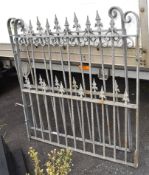 1 x Set of Ornate Garden Gates - Dimensions: H114 x W113 cms