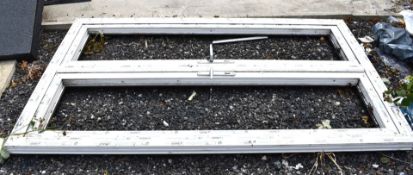 1 x Set of Unused UPVC Patio Doors - Dimensions: H215 x W130.5 x D7 cms