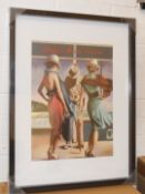 8 x Coffee and Ice Cream Fashion Girls Pictures - Size: 48 x 63 cms HW160-