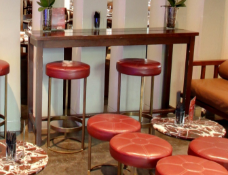 1 x Rectangular Wooden Bar Table - 104 x 160 x 45 cms
