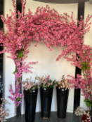 1 x Large Artificial Blossom Arch in Pink
