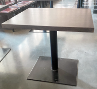 1 x Restaurant Dining Table with a Heavy Duty Pedestal Base - Dimensions: 75 x 65 x 80 cms