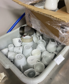 1 x Assorted Job Lot Consisting of Coffee Cups, Espresso Cups and Milk Pouring Jugs