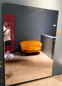 1x Large Frameless Wall Mirror - Size: 202 x 140 cms