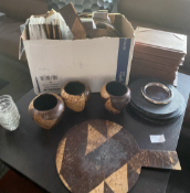 1 x Assorted Collection Wooden Place Mats, Menu Boards and More