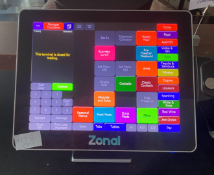 1 x Zonal Touch Screen EPOS System with Customer Display and Receipt Printer - Ref: MTB001
