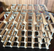 2 x Wine Bottle Racks - Each with a 24 Bottle Capacity