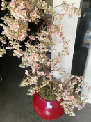 1 x Artificial Blossom Tree in a Ceramic Planter