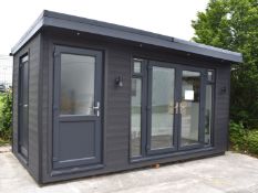 1 x Outdoor Insulated Garden Room - Professionally Crafted with Electrical Points and Lighting, Wood