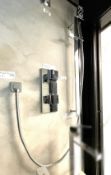 1 x Shower Riser Kit with Chrome Wall Mounted Mixer