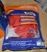 Approx 2,700 x Greta Grove Tile Levelling Wedges - For Any Size Wall or Floor Tiles - Unused Stock