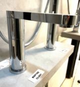 1 x Basin Mixer Tap with a Chrome Finish