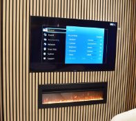 1 x Samsung 7 Series 55 Inch LED Television and an Inset 1800w Electric Fireplace - Includes Remotes