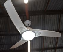 1 x V-TAC Ceiling Fan with Dimmable Colour Changing LED Light - Includes Remote Control