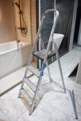 1 x Set of Four Tread Step Ladders by Mac Allister