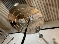 1 x Chrome Overhead Shower Drencher