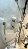 1 x Shower Riser Kit with Chrome Wall Mounted Mixer