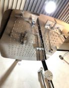 1 x Chrome Overhead Shower Drencher
