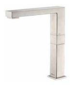 1 x Stonearth 'Vogue' Stainless Steel High Riser Basin Mixer Tap With 360 Degree Swirl Spout