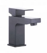 1 x Trisen Kawa Single Lever Mono Basin Mixer - Modern Black Finish