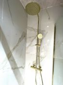 1 x Gold Shower Riser Kit