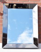 1 x Large Bevelled Edged Rectangular Wall Mirror - Ref: VKH161 - CL942 - NO VAT ON THE HAMMER -