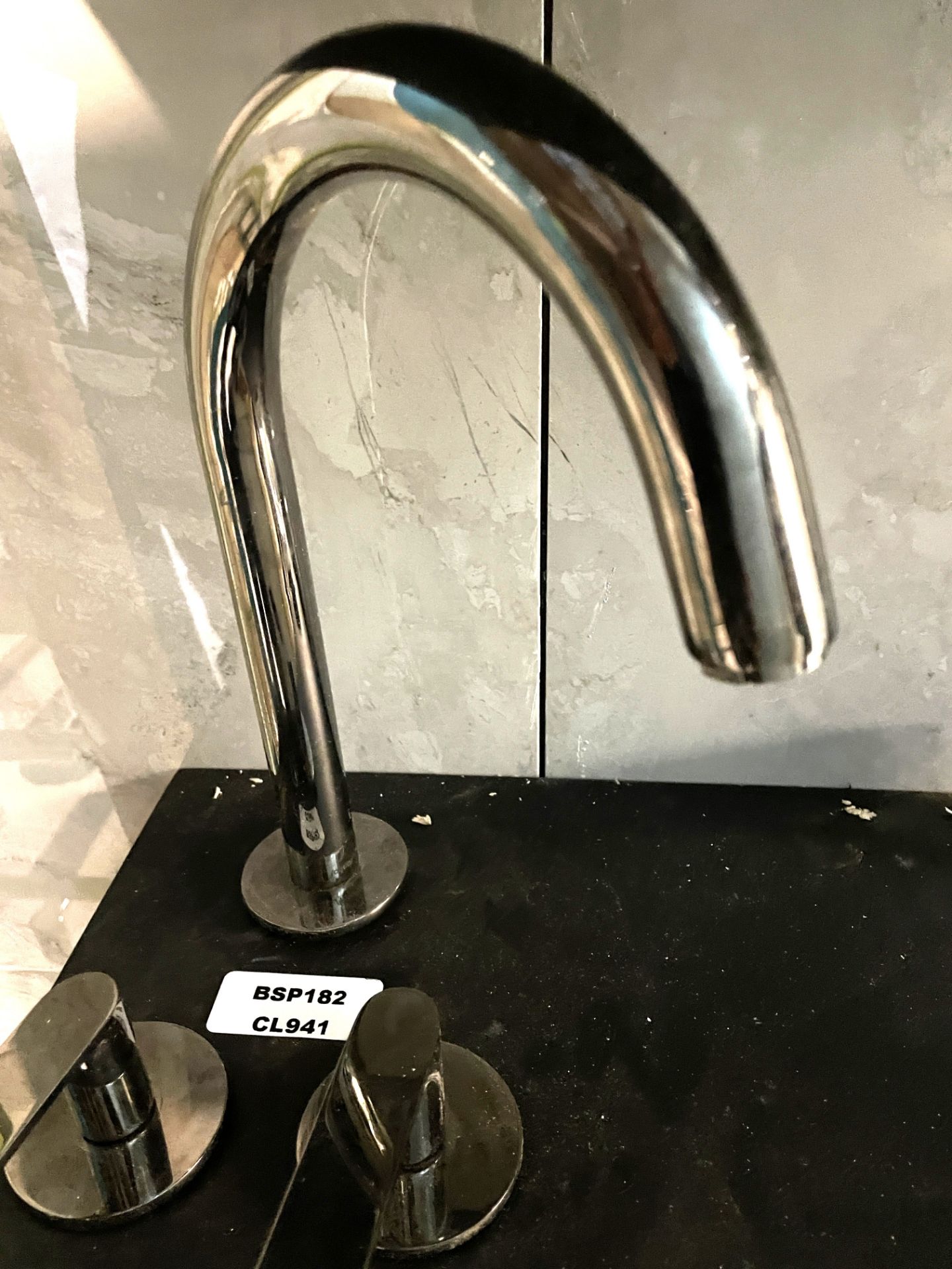 1 x Chrome Mixer Tap - Dimensions: H x W x D cms - Ref: BSP182 - Location: Liverpool, - Image 3 of 3