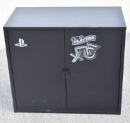 1 x Metal 2-Door Storage Cabinet - Ref: VKH116 - CL942 - NO VAT ON THE HAMMER - Location: Altrincham