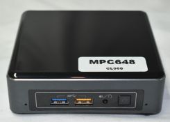 1 x Intel NUC BOXNUC7i5BNK Mini PC - Features an Intel i5-7260u 7th Gen 3.4Ghz Processor and 8GB DDR