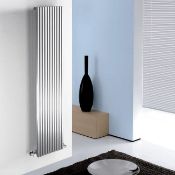 1 x Warmbase Kintonic 405 x 1800 Vertical Chrome Heated Radiator - RRP £410 - Type RLLZD47