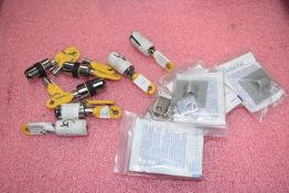 7 x Kensington Locks For Laptops etc - Includes Keys
