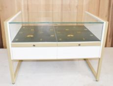 1 x Premium Jewellery Museum Department Store Display Showcase Fixture with Drawer Storage