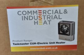 1 x Taskmaster Cuh Electric Heavy Duty Unit Heater - Cuh-10-3C - Original Retail £1,200.00 - Ref: