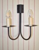 Pair of Gothic Wall Lights - Ref: ASH106+ASH107/KIT - CL934 - NO VAT ON THE HAMMER - Location: