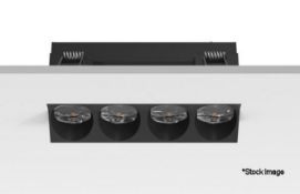 4 x FLOS Light Shadow Wall Washer No Trim 4 Spots - 03.9902.14A Ww 4L Nt Bl Pw.Led 3K C90 - RRP £