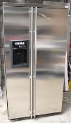 1 x DE DIETRICH Double-Door American-style Side-by-Side Fridge Freezer *Please Read Condition*